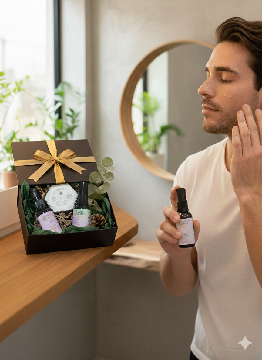 Pack Él, piel en calma