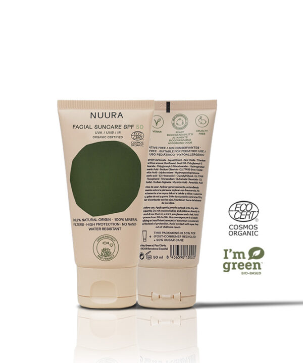 CREMA FACIAL CON COLOR CERTIFICADA ORGÁNICA 50ml